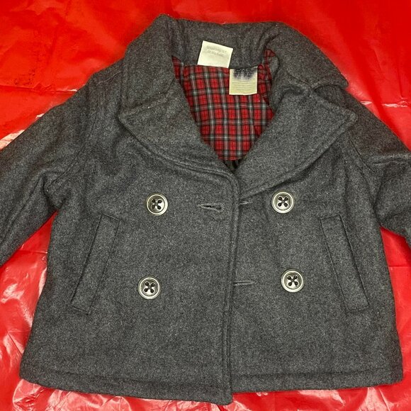 Infant Boys Pea Coat - Picture 4 of 6